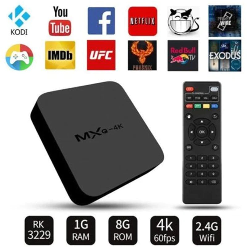 Mini Tv Box 4k Ram 2gb Dd 16gb