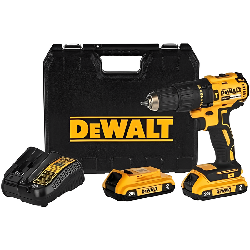 Kit de Taladro Inalámbrico de Litio + 2x Baterías Recargable 48v