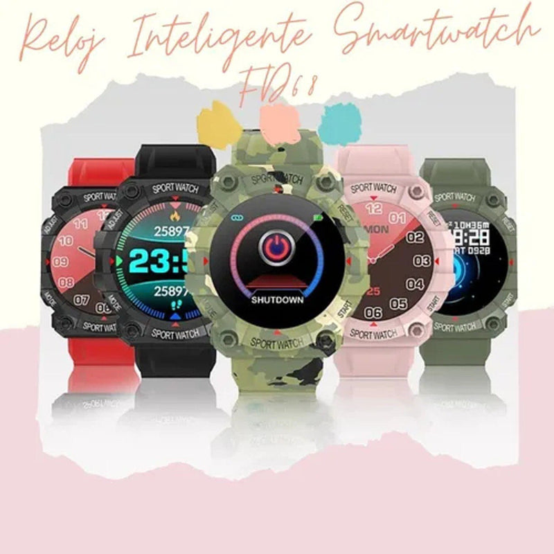 Reloj Inteligente FD68 Deportivo