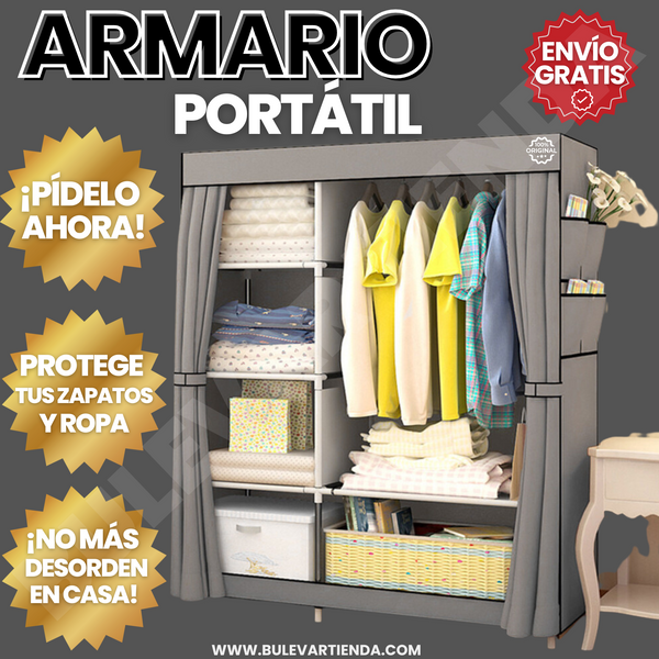 CLOSET ARMARIO DESARMABLE + ENVÍO GRATIS