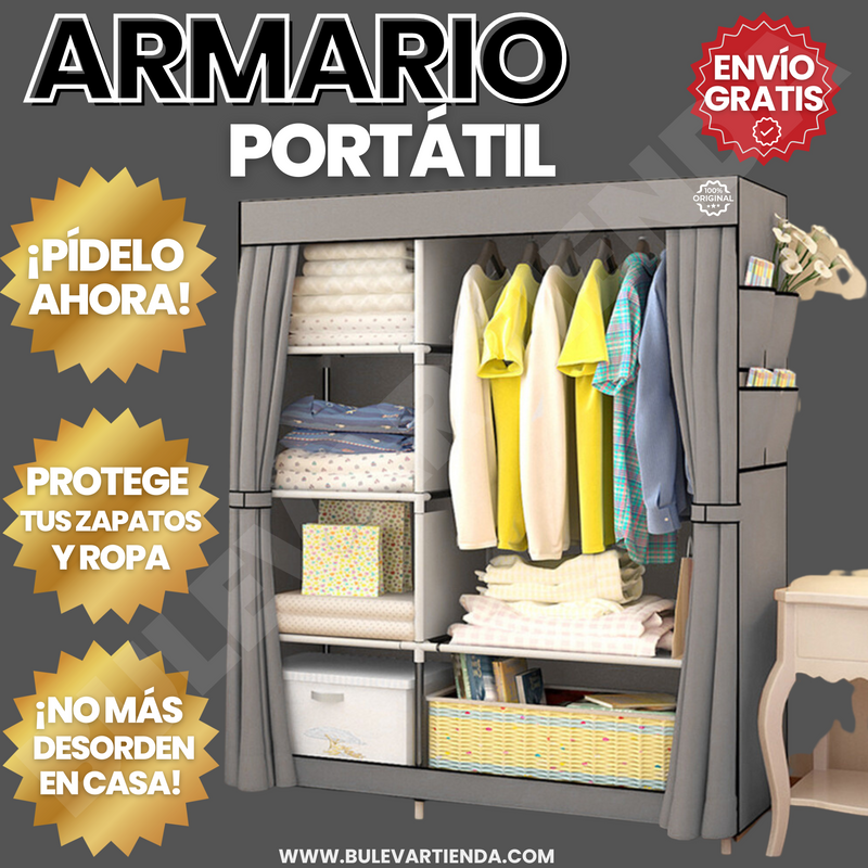 CLOSET ARMARIO DESARMABLE + ENVÍO GRATIS