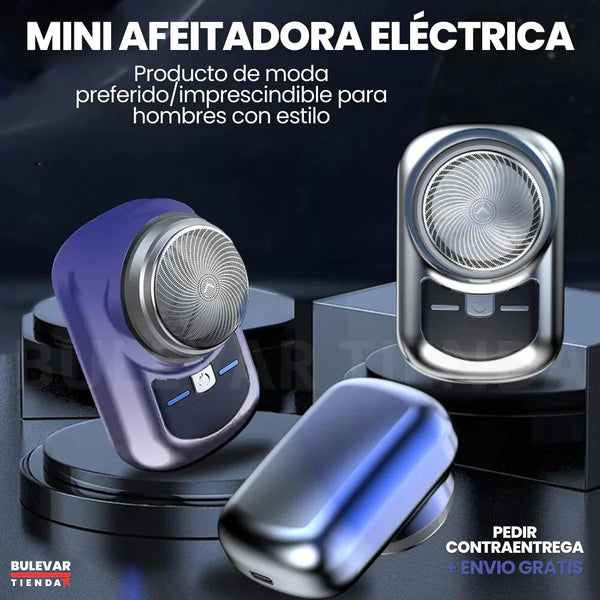 Mini Afeitadora Eléctrica USB de Larga Duración