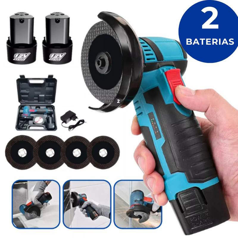 AMOLADORA ELÉCTRICA SIN CABLE + 2 BATERÍAS DE REGALO + REGALLO SORPRESA