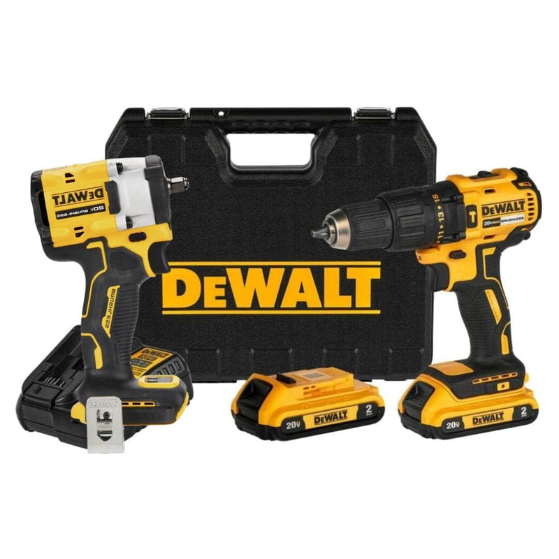 KIT DEWALT ORIGINAL | Taladro & Pistola De Impacto | 26 Accesorios De Regalo + 2 Baterias - Balck Friday 🔥