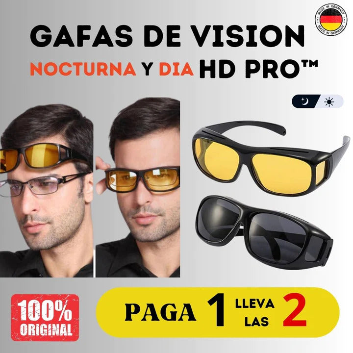 Gafas de Conducción Visión Nocturna y Dia HD PRO (PAGA 1 LLEVA LAS 2)