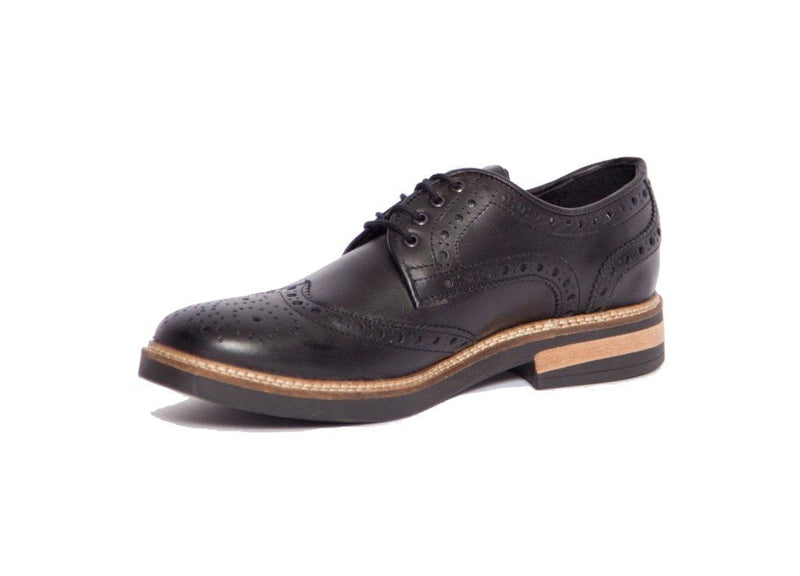Zapatos Brogue Color Negro