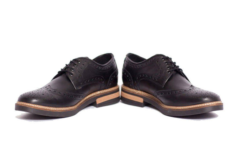 Zapatos Brogue Color Negro